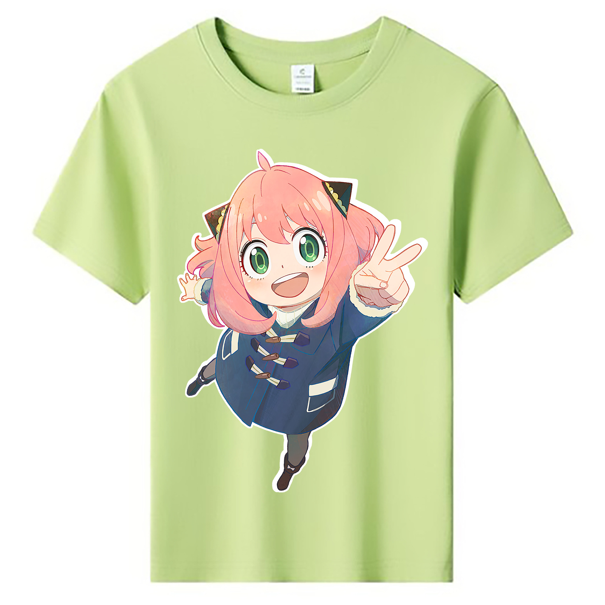 （画像用） SPY×FAMILY间谍家家酒 綿100％キッズTシャツ（フロントプリント）